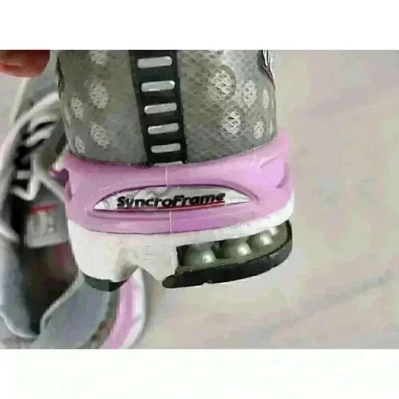 PEARL IZUMI SEEK WOMENS 9.5 ATHLETIC SHOES Syncro Frame Gray Purple Sneakers - Picture 12 of 13